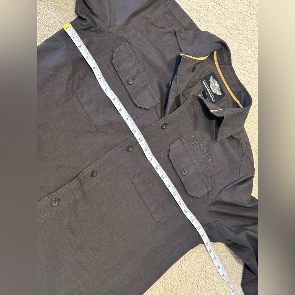 Harley-Davidson Stencil| Basic| Button-Down| Long… - image 11